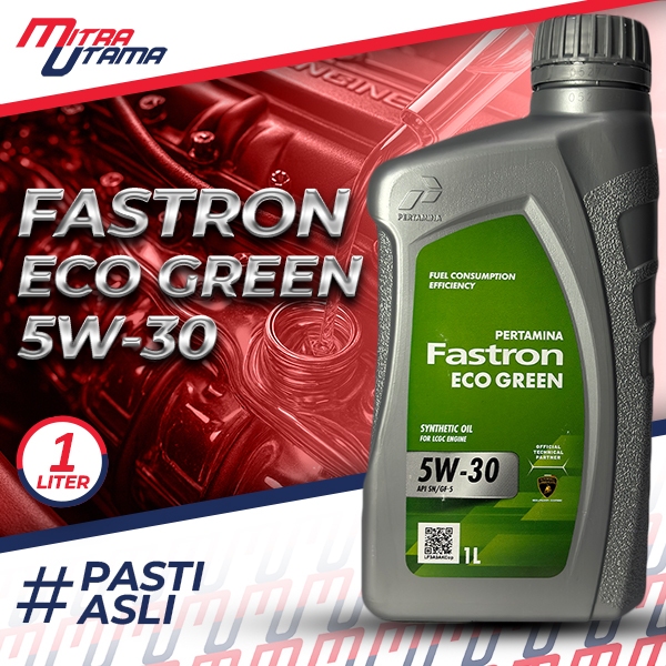 Pertamina Fastron Ecogreen 5W-30 API SN (1L) – Oli Mobil LCGC