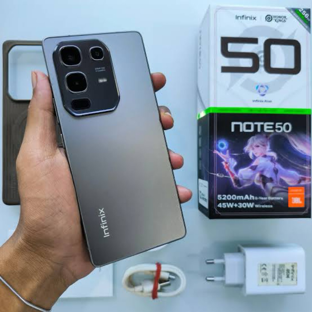 Infinix note 50 8/256 Fullset Second