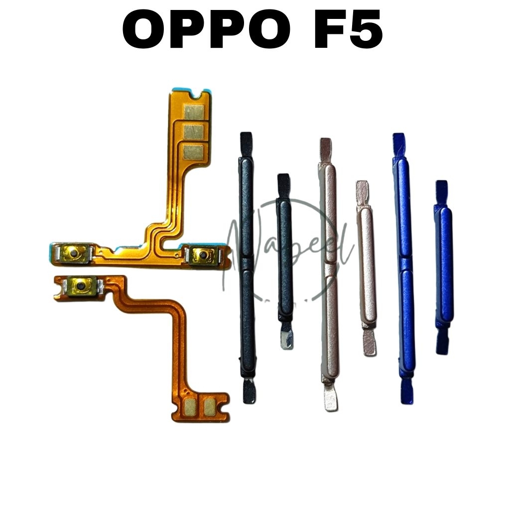 TOMBOL LUAR 1 SET VOLUME ON OFF + FLEXIBLE VOLUME ON OFF HP OPPO F5