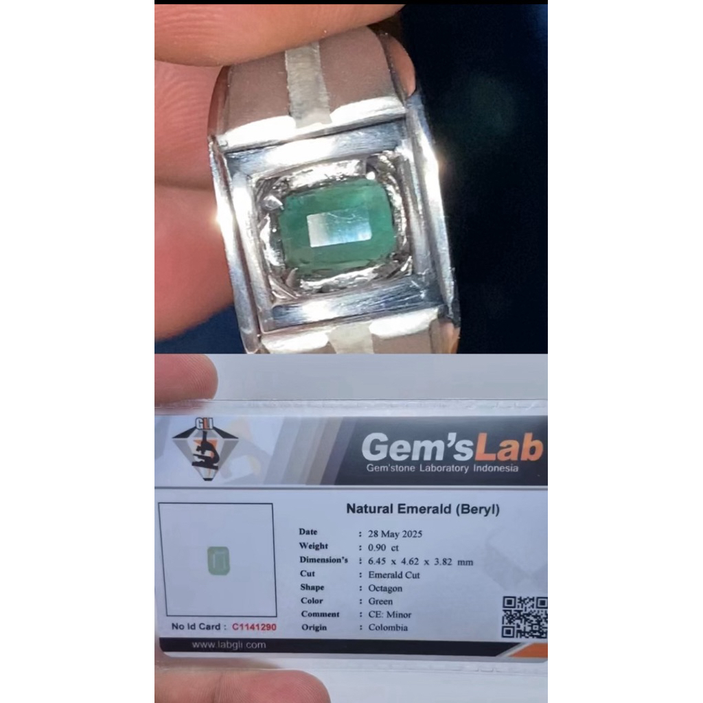 natural emerald beryl jamrud