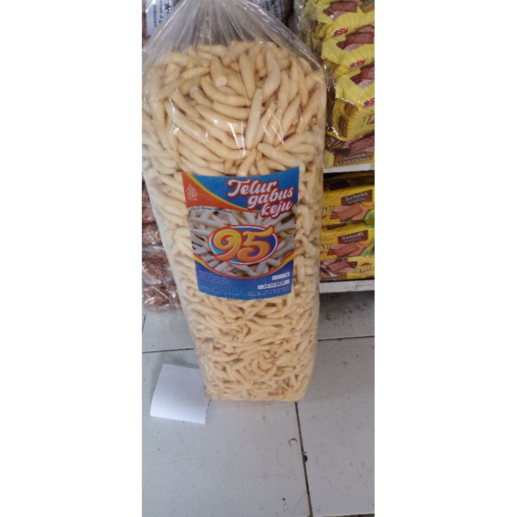 Cemilan Snack Telur Gabus Keju 250 gr - Renyah, Gurih, Halal