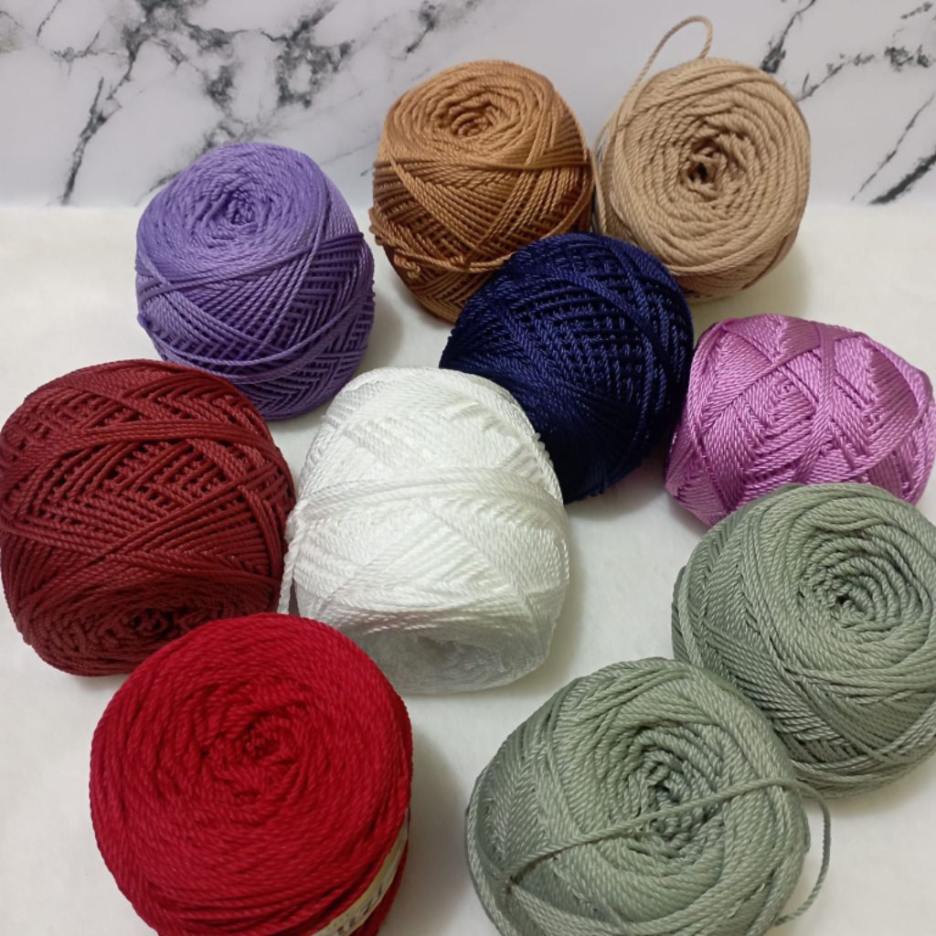 BENANG RAJUT POLYESTER / BENANG RAJUT POLY D27 / BENANG RAJUT MURAH