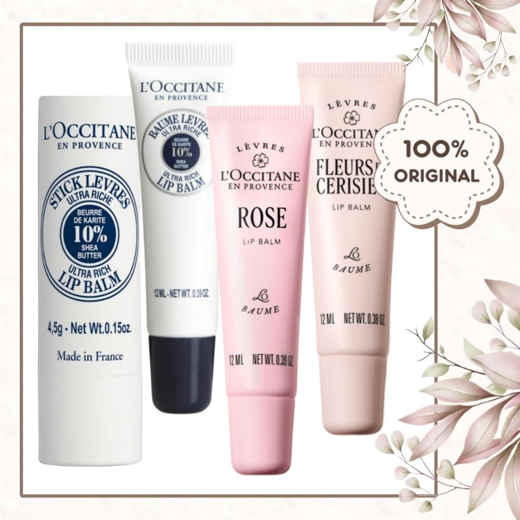 LOCCITANE NEW Lip Balm Collection With Shea Butter Lipbalm Lip Treatment