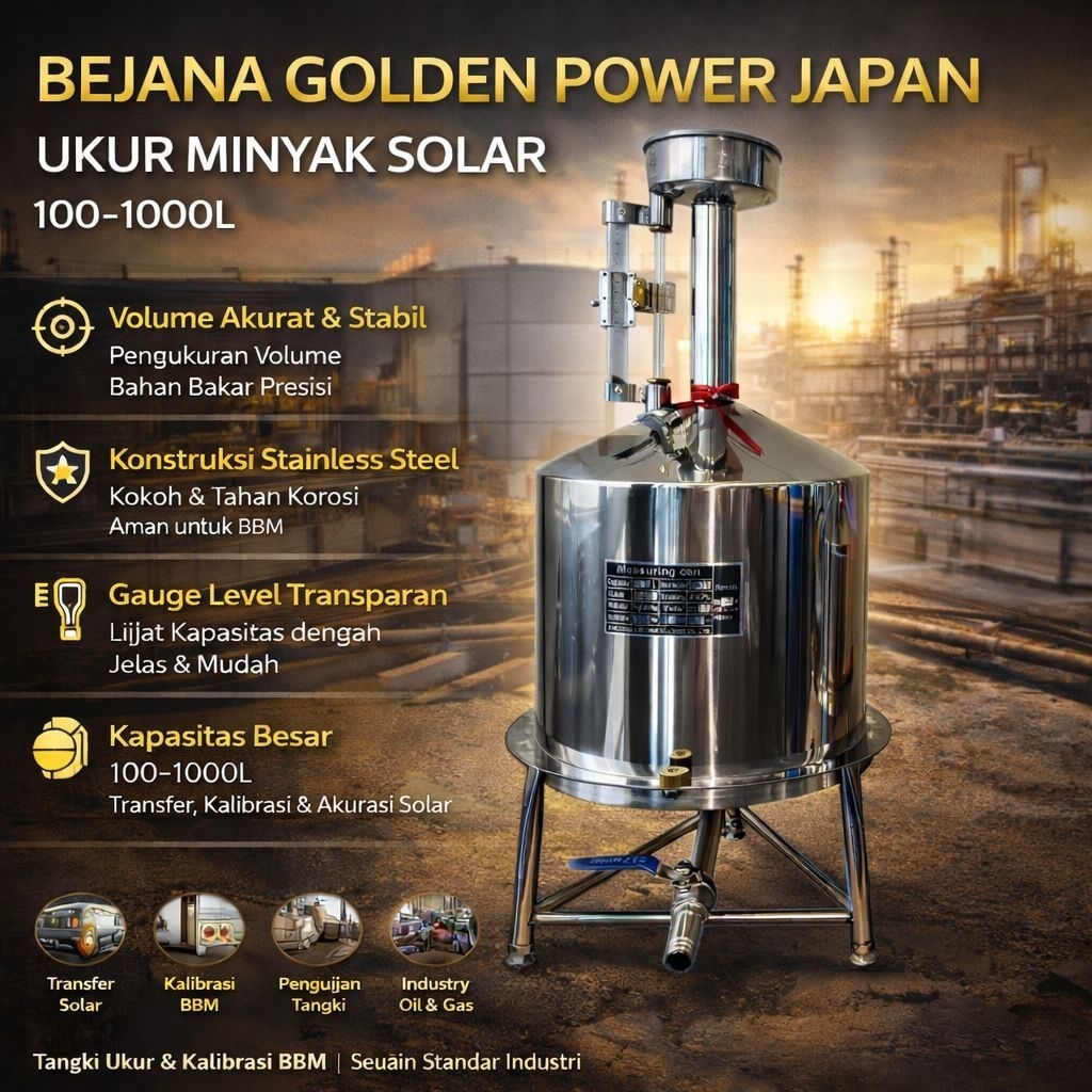 Bejana Ukur 100 Liter Bejana Ukur 20 Liter Bejana Ukur 10 Liter