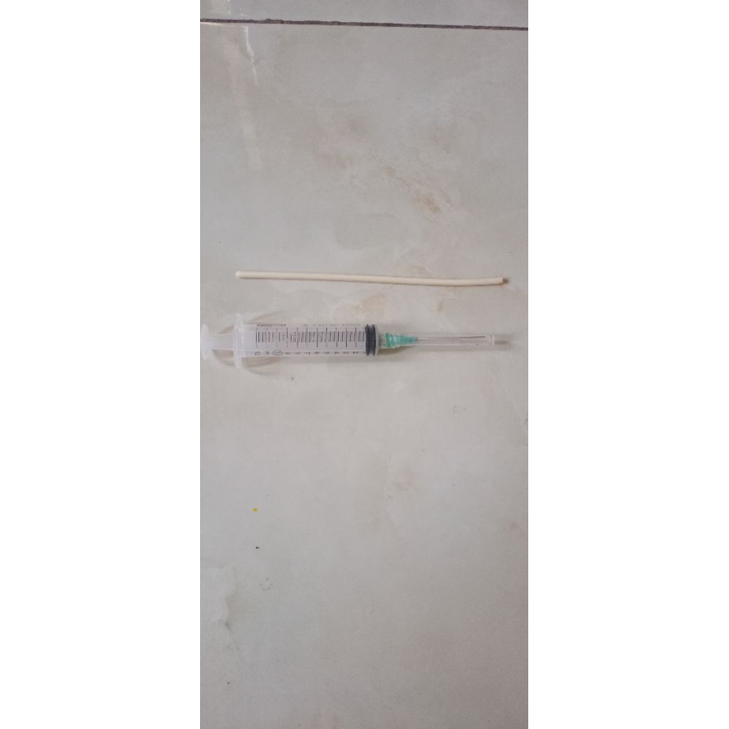 spuit suntikan penyedot tinta head/cartridge 10ml +selang 15cm