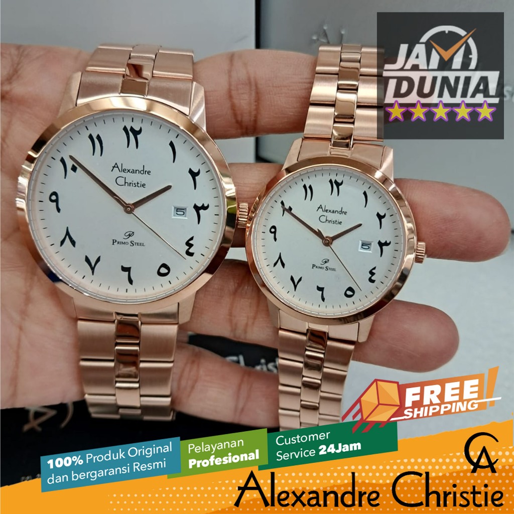 JAM TANGAN PRIA DAN WANITA ALEXANDRE CHRISTIE PRIMO ARABIC ORIGINAL 1007 AC 1007 AC1007 ACF1007 JAM 