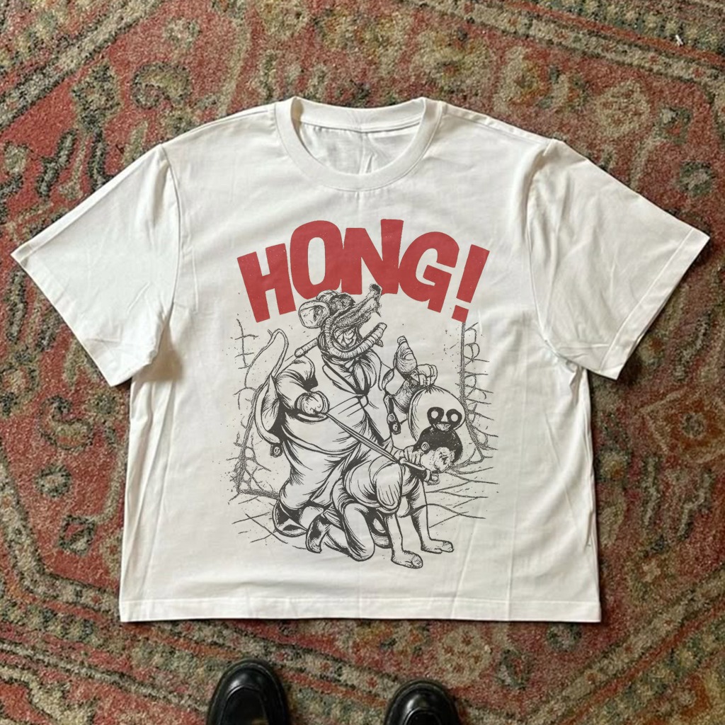 KAOS BAND HARDCORE PUNK HONG ART DESAIN KUALITAS KATUN COMBED UNISEX PRIA WANITA - KAOS BAND HONG - 