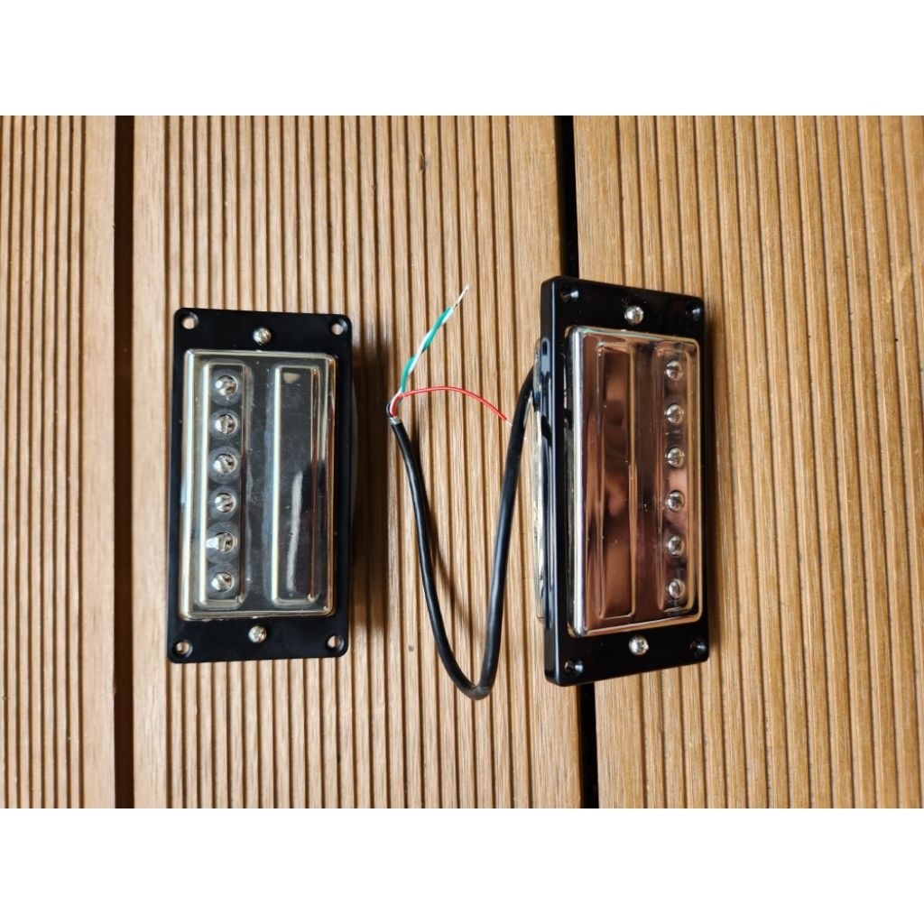 Pickup Gitar Guild Chrome Cover Humbucker Humbucker