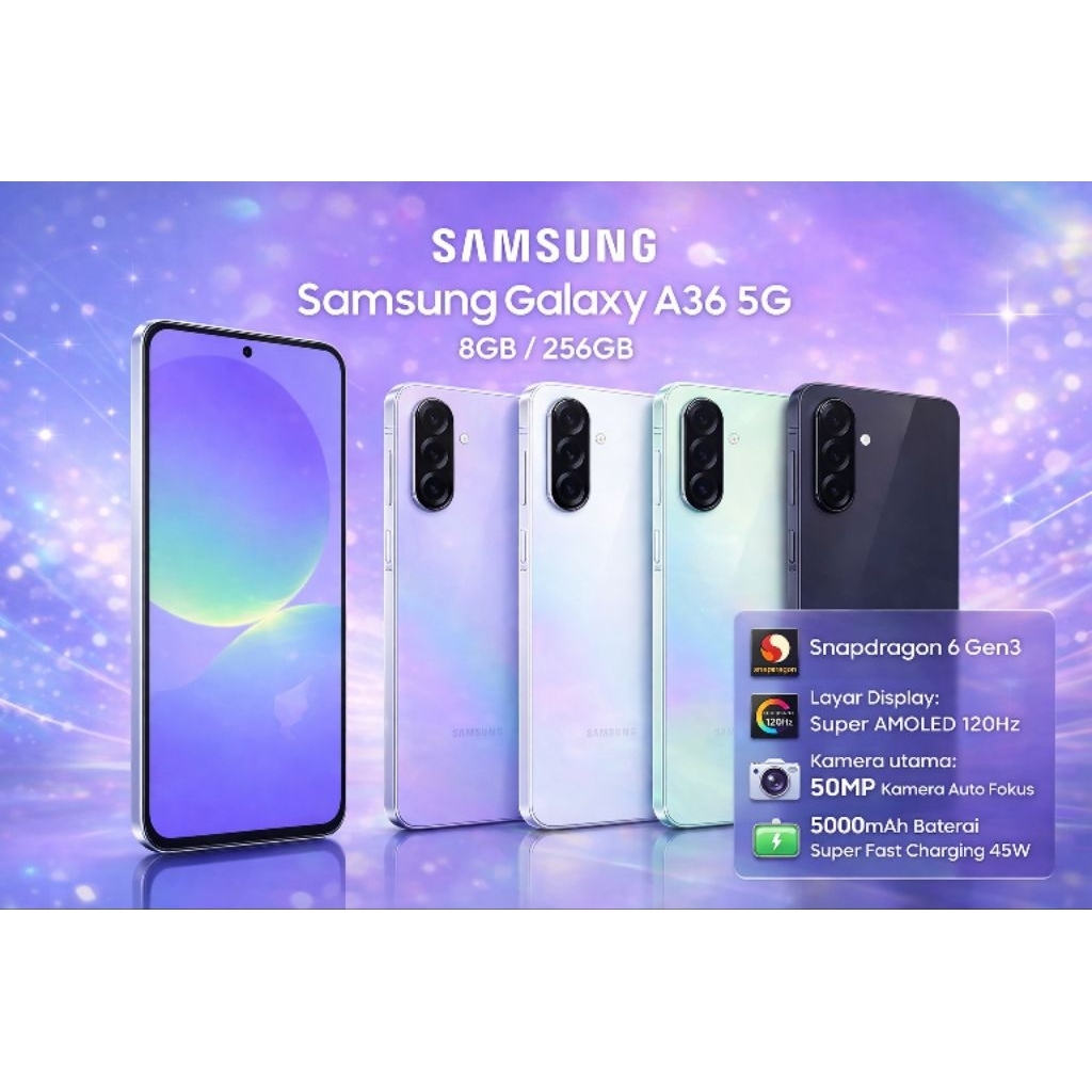 New Samsung Galaxy A36 5G |8GB/256GB Promo SPESIAL