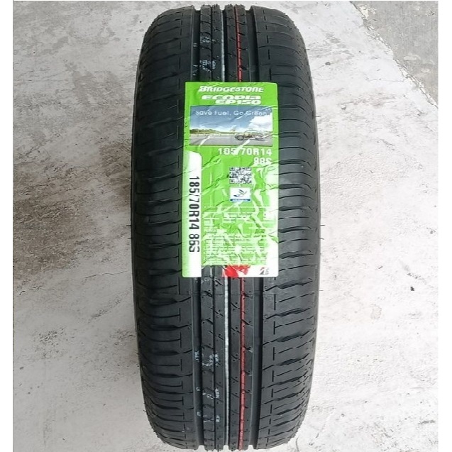 BAN MOBIL AVANZA XENIA KIJANG RING 14 MERK BRIDGESTONE ECOPIA EP150 UKURAN 185 70 R14 TUBELESS