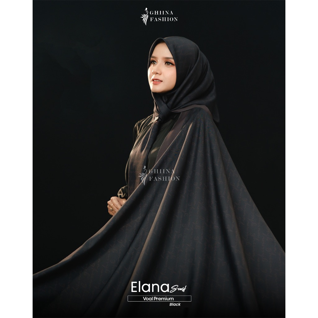 Elana Scarf Matt Voal Premium Hijab Segiempat Ghiina Fashion Terbaru
