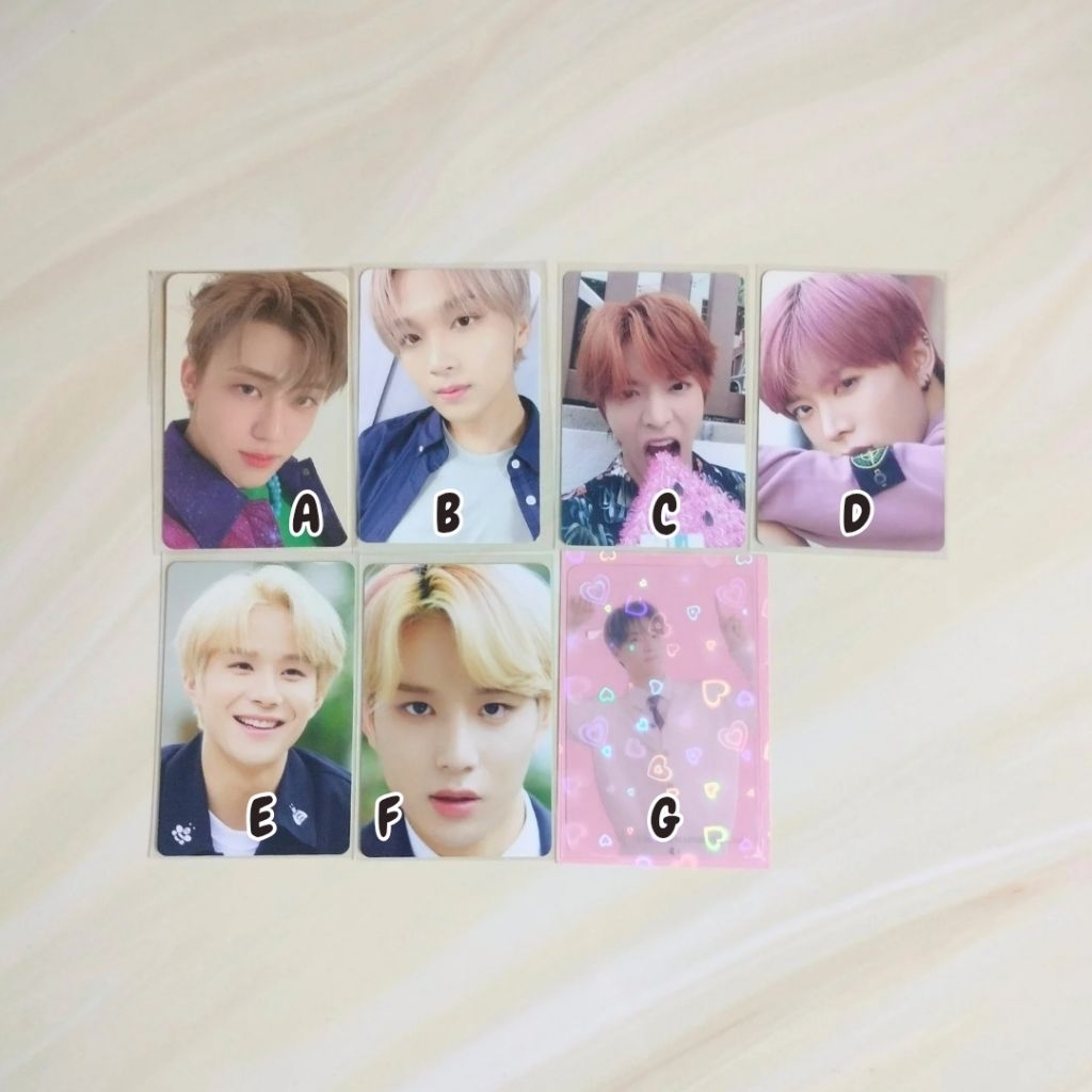 NCT Official Photocard nct dream 127 u wish pc off mark haechan jeno jaemin renjun chenle jisung nct