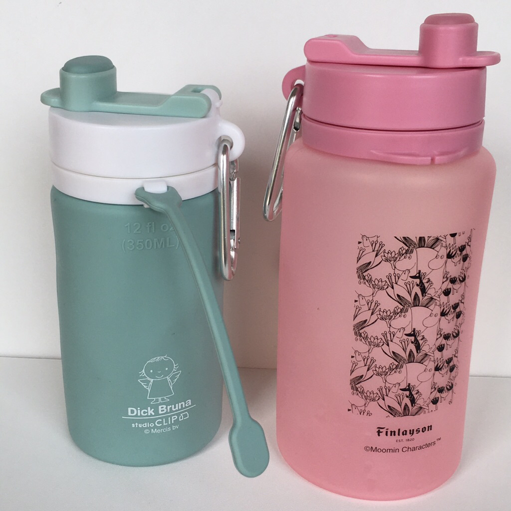 Miffy Studio Clip & Moomin Foldable Silicon Bottle