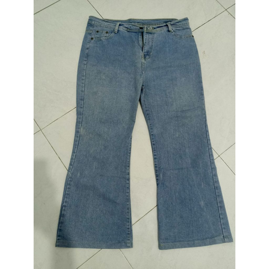 preloved celana cutbray jeans wanita