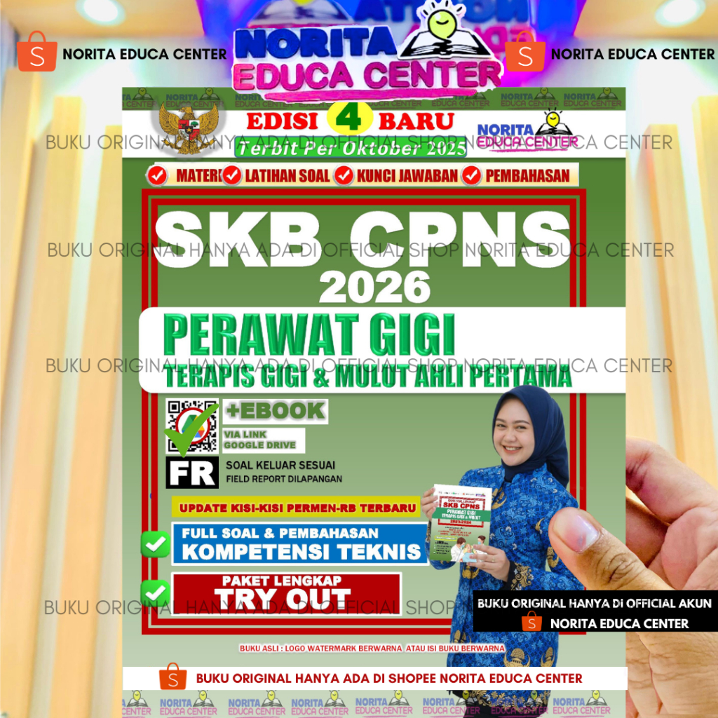 BUKU SKB CPNS PERAWAT GIGI TERAPIS GIGI DAN MULUT NORITA EDUCA CENTER