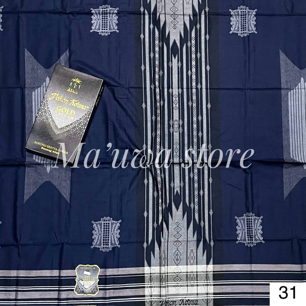 SARUNG POHON KURMA KORMA GOLD BALIAN KEMBANG TIMBUL GROSIR TERMURAH