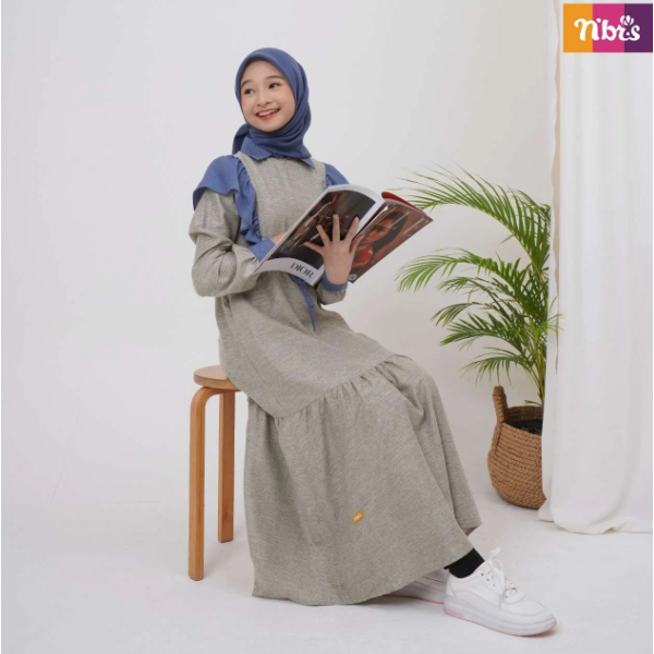 GAMIS TEEN NIBRAS SARIMBIT ESTELA NAVY GAMIS SARIMBIT GAMIS ANAK GAMIS REMAJA GAMIS SARIMBIT 2023