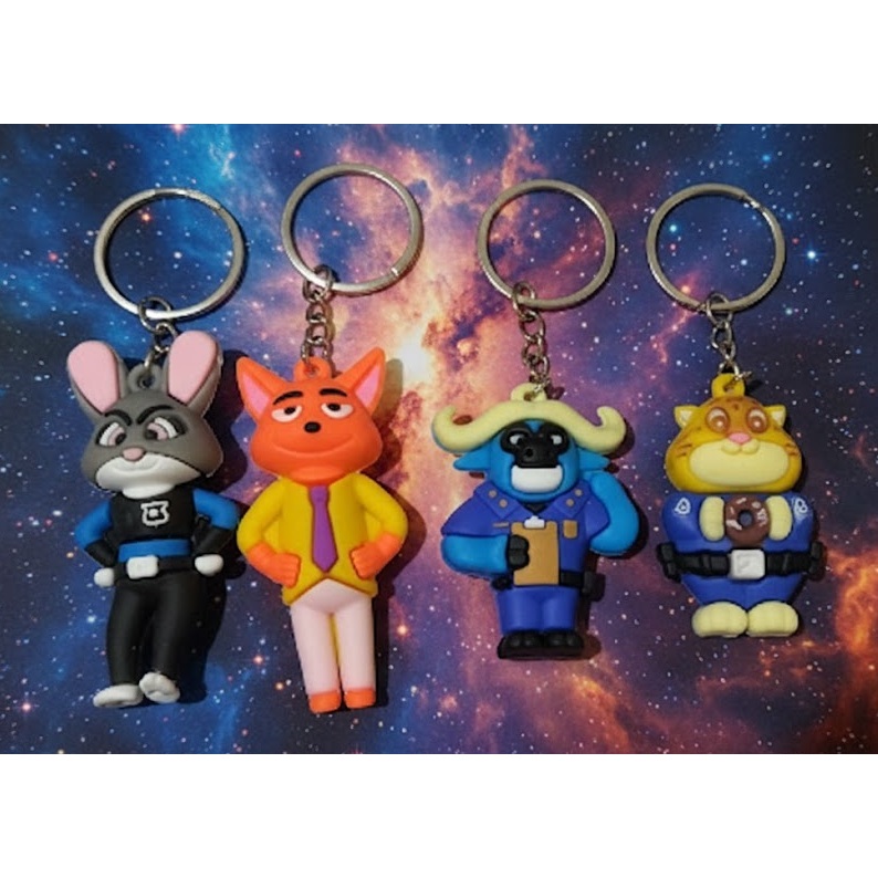 Gantungan Kunci Karakter Zootopia