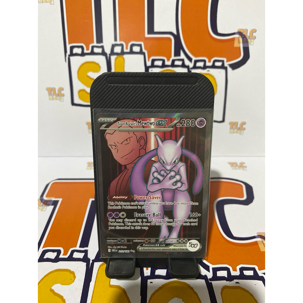 Kartu Pokemon Englsih Team Rocket's Mewtwo ex 273/182