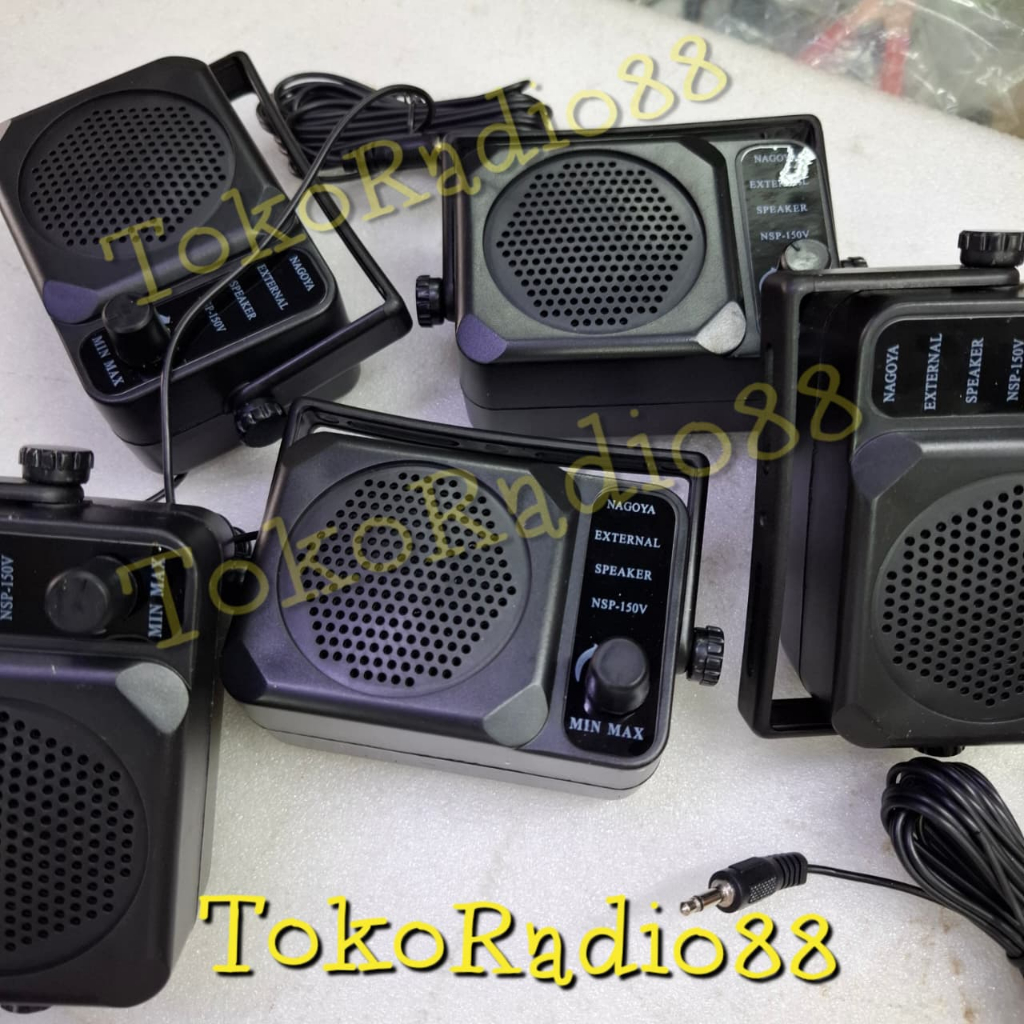 EXTRA SPEAKER HT RIG NAGOYA NSP-150V NSP150V untuk ICOM ALINCO YAESU FIRSTCOM WEIERWEI REDELL KENWOO