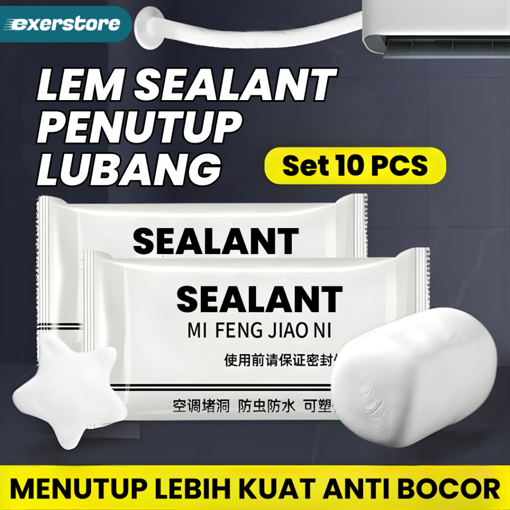 Dempul Sealant Lem Penutup Lobang Tembok Dempul Padat Sealent Air Anti Bocor