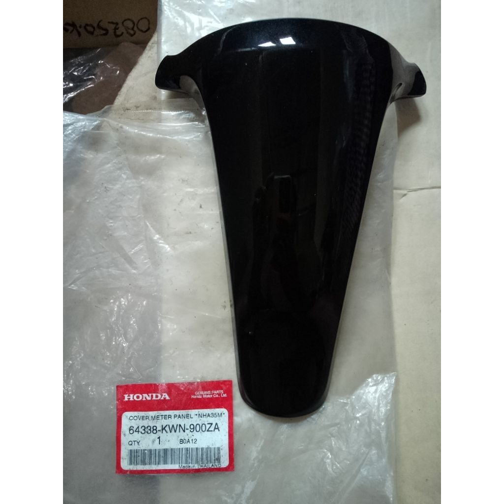 cover tutup dek tengah spidometer PCX CBU Thailand 125 150 old kode part 64338-KWN-900ZA