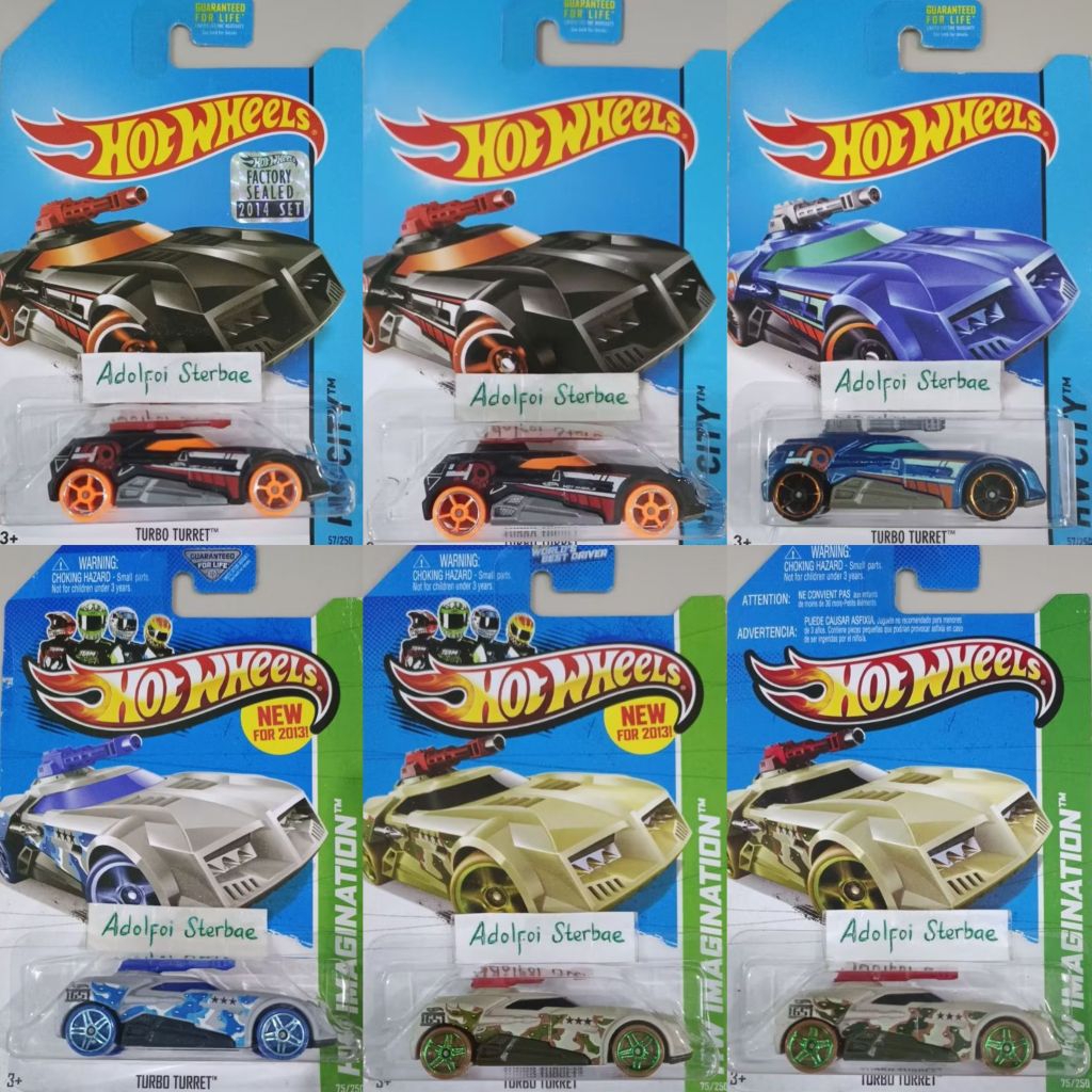 hotwheels hot wheels turbo turret factory sealed hw city hw imagination akta error eror tembakan