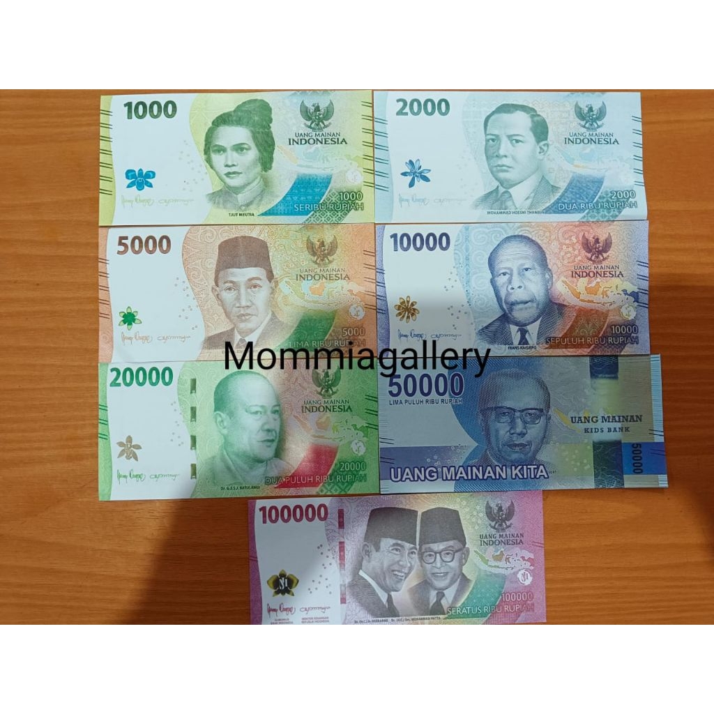 PER 10PCS Uang Mainan Uang Mahar Uang Replika Uang Ecek Ecek Duit Mainan Duit Mahar Duit Replika Dui