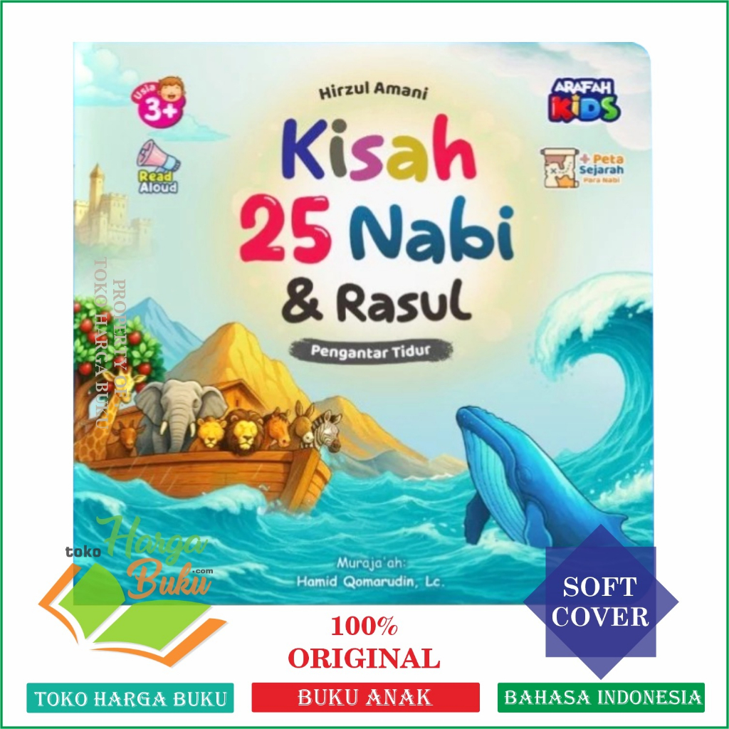 Foto Kisah 25 Nabi dan Rasul Pengantar Tidur FULL COLOR Buku Cerita Anak Islami 3+ Original - Arafah Kids
