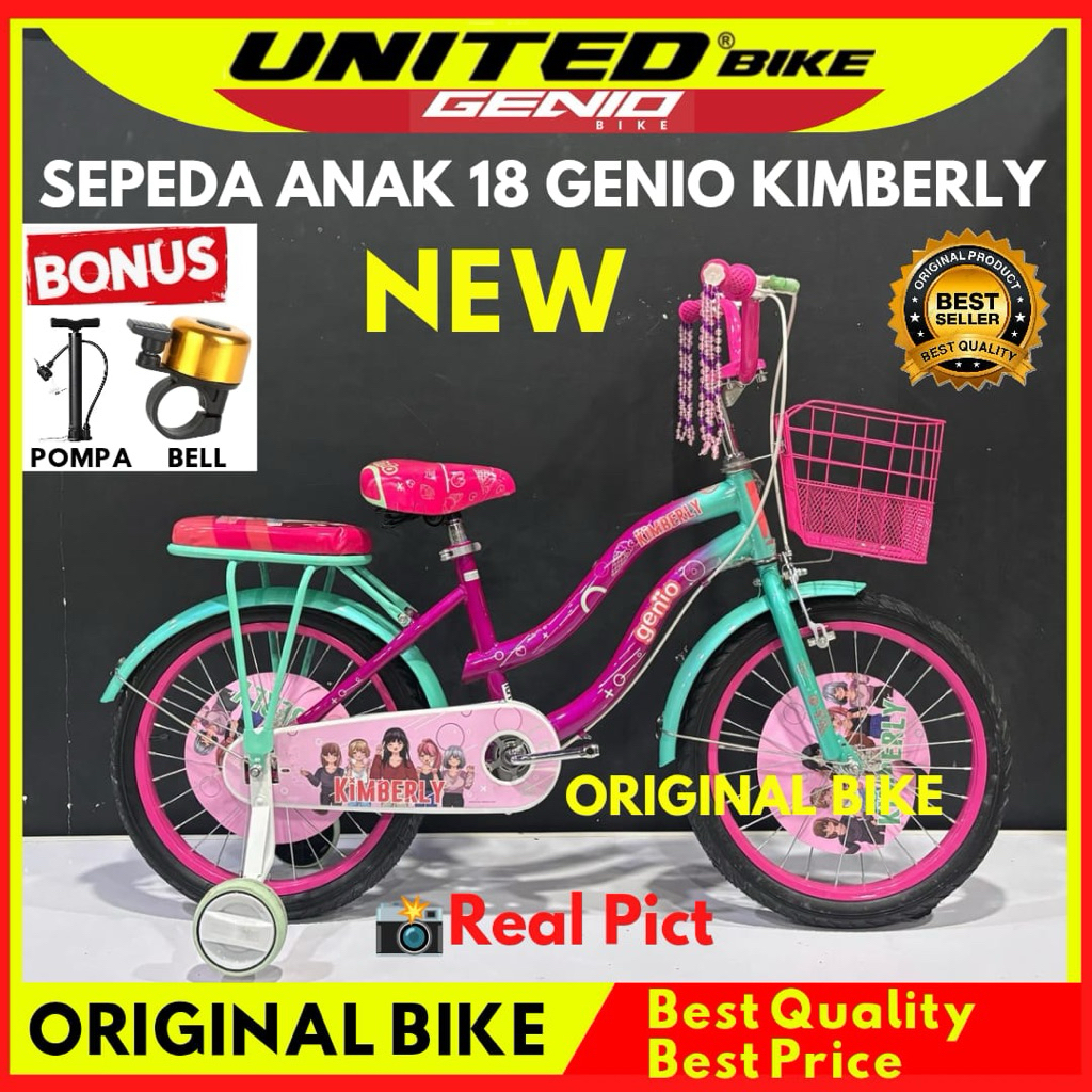 Sepeda Anak Perempuan 18 Genio Kimberly By Unitedbike