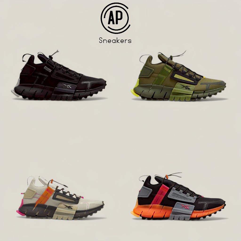 Sepatu Reebok Zig Kinetica "Triple Back"