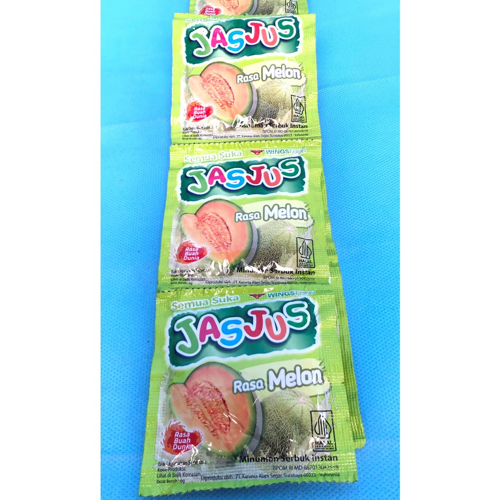 Jasjus Melon 6 Gram 1 Renceng 10 pcs Segar