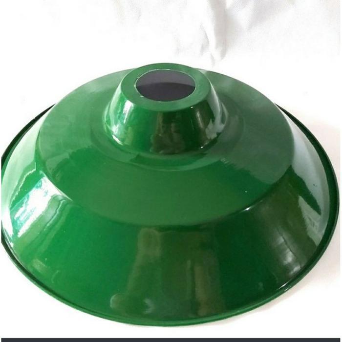 KAP LAMPU JALAN DAN FITTING E27 PWD BESI / CUP HIJAU / Kap Hijau Lampu Jalan