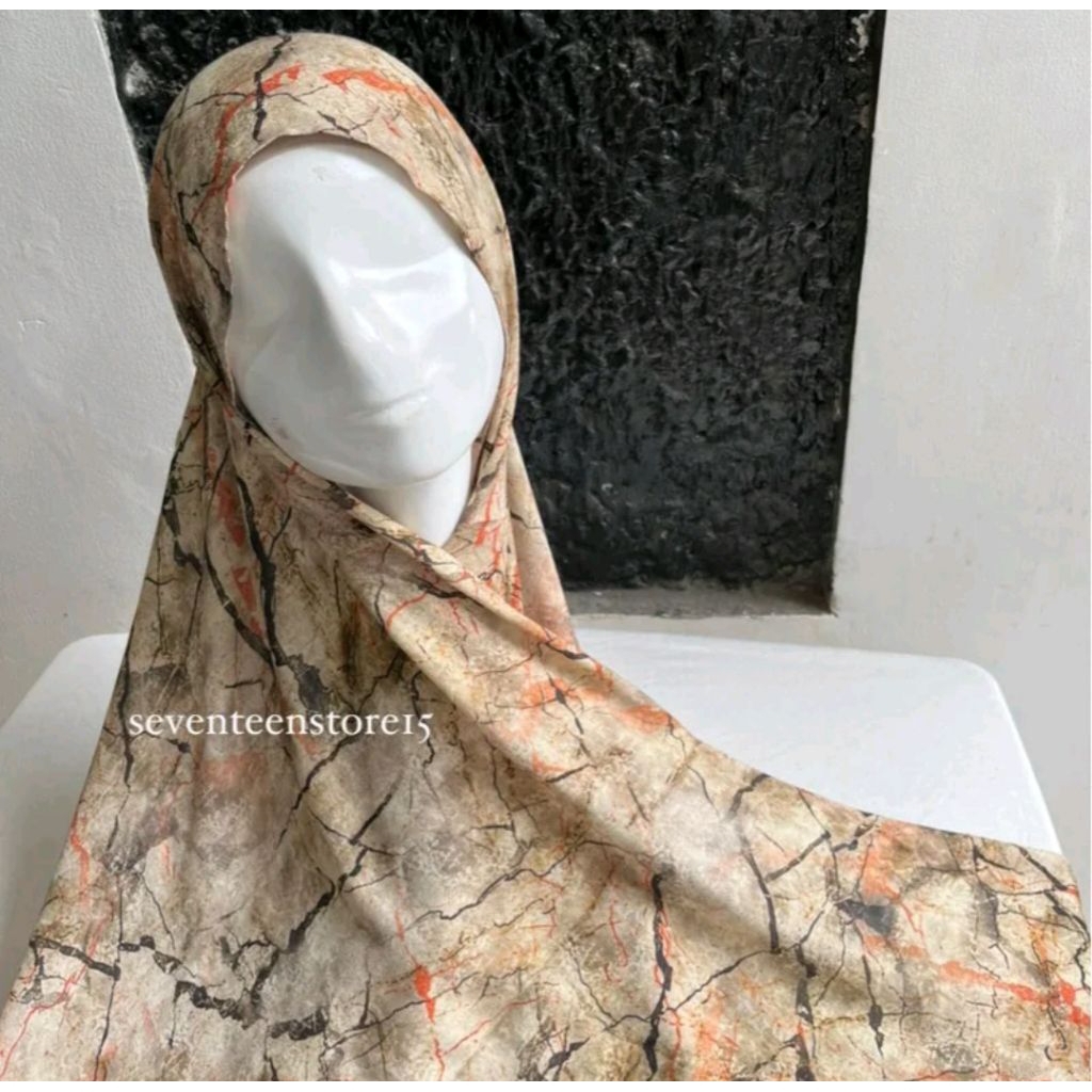 Pashmina Printed Viscose Pashmina Viscose Marble Printed Ori by Seventeen