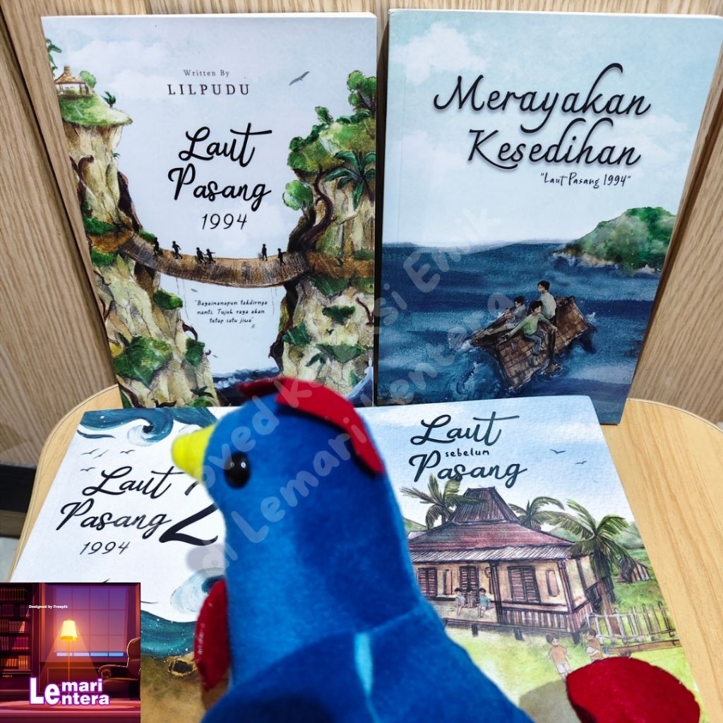 [ PRELOVED ] Bundle 4 Serial Laut Pasang - Bonus Boneka Hartono