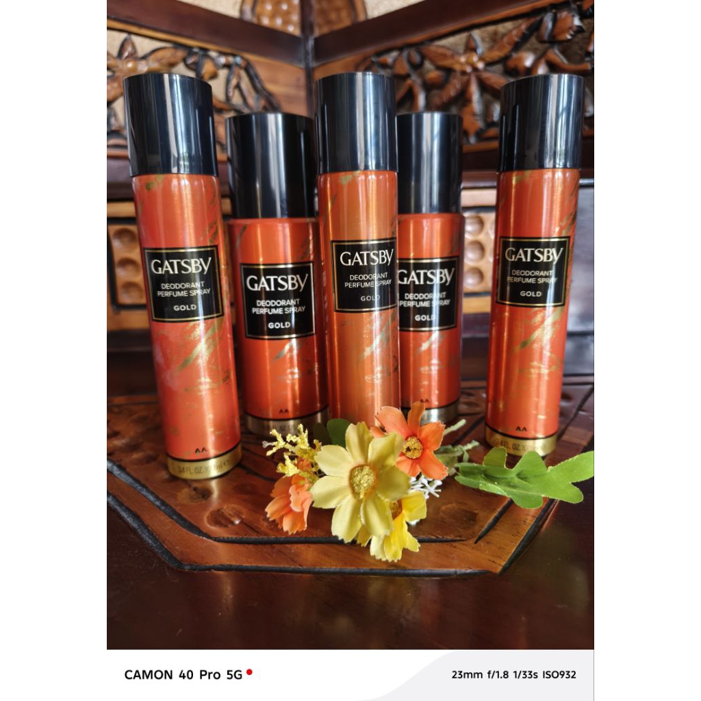 GATSBY Deodorant Parfume Spray ' Gold'  Parfum pria 100ml & 175ml