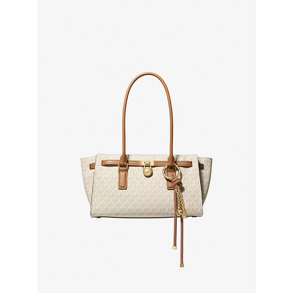 as MK / Michael Kors Hamilton Moderne Small Signature Logo Satchel