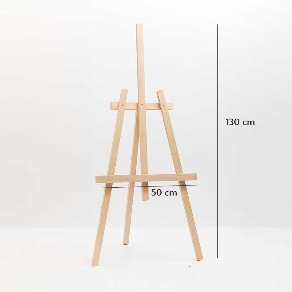 Stand frame foto prewedding / stand bingkai kayu / stand lukisan / stand kanvas lukisan