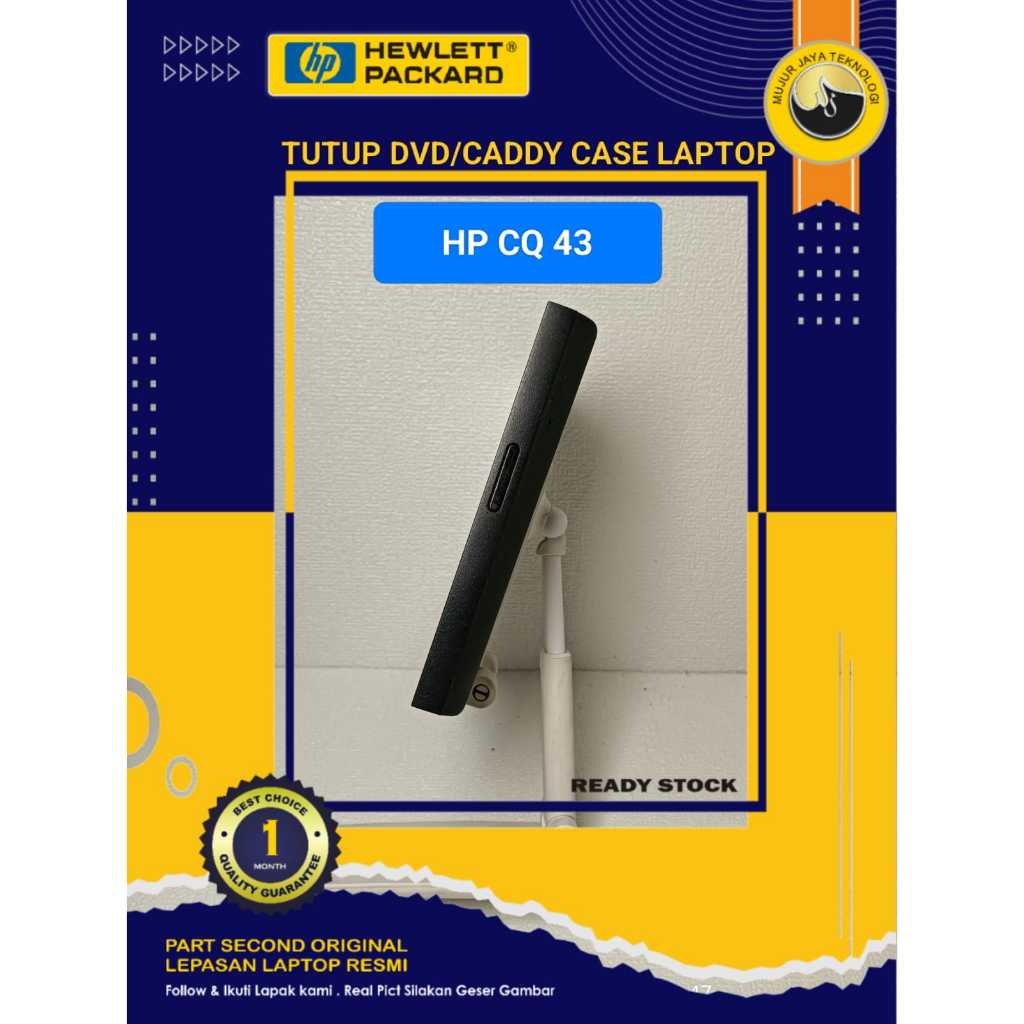 DVD Caddy Tutup Case Cover Laptop HP 431 430 Compaq CQ43 CQ 43 Second Original