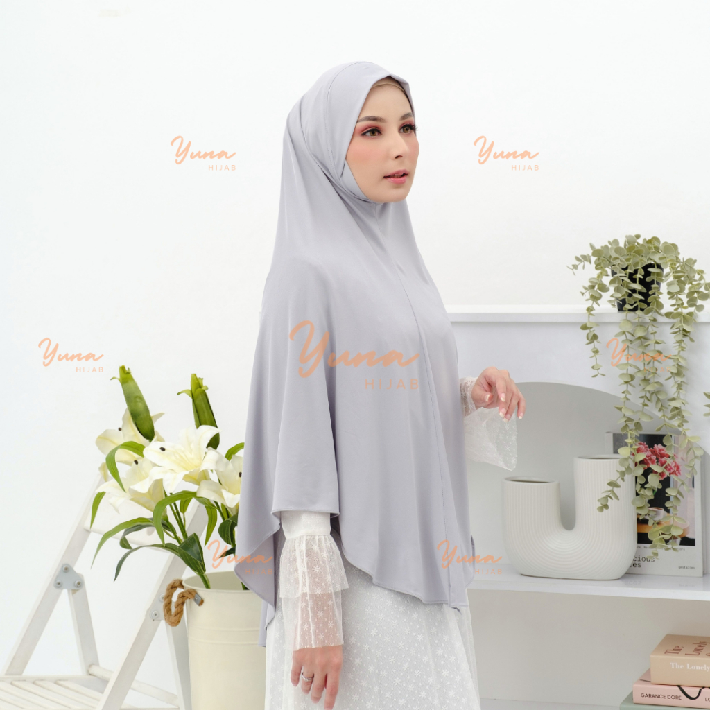 Hijab Dagu Malaysia Premium Jersey Size XXL I Bergo Dagu I Hijab Syari