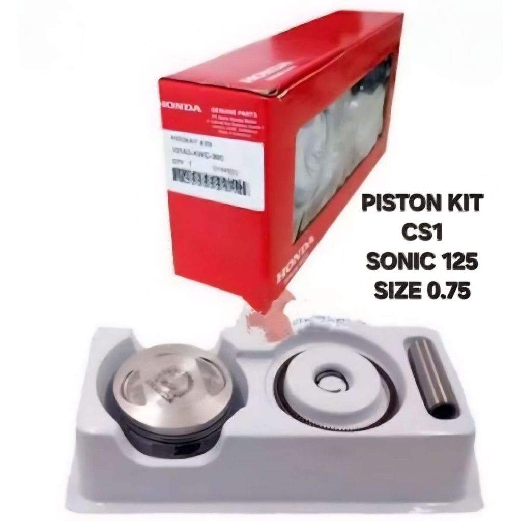 PISTON RING SEHER KIT SIZE 0.75 CS1 CS 1 SONIC 125 ORIGINAL