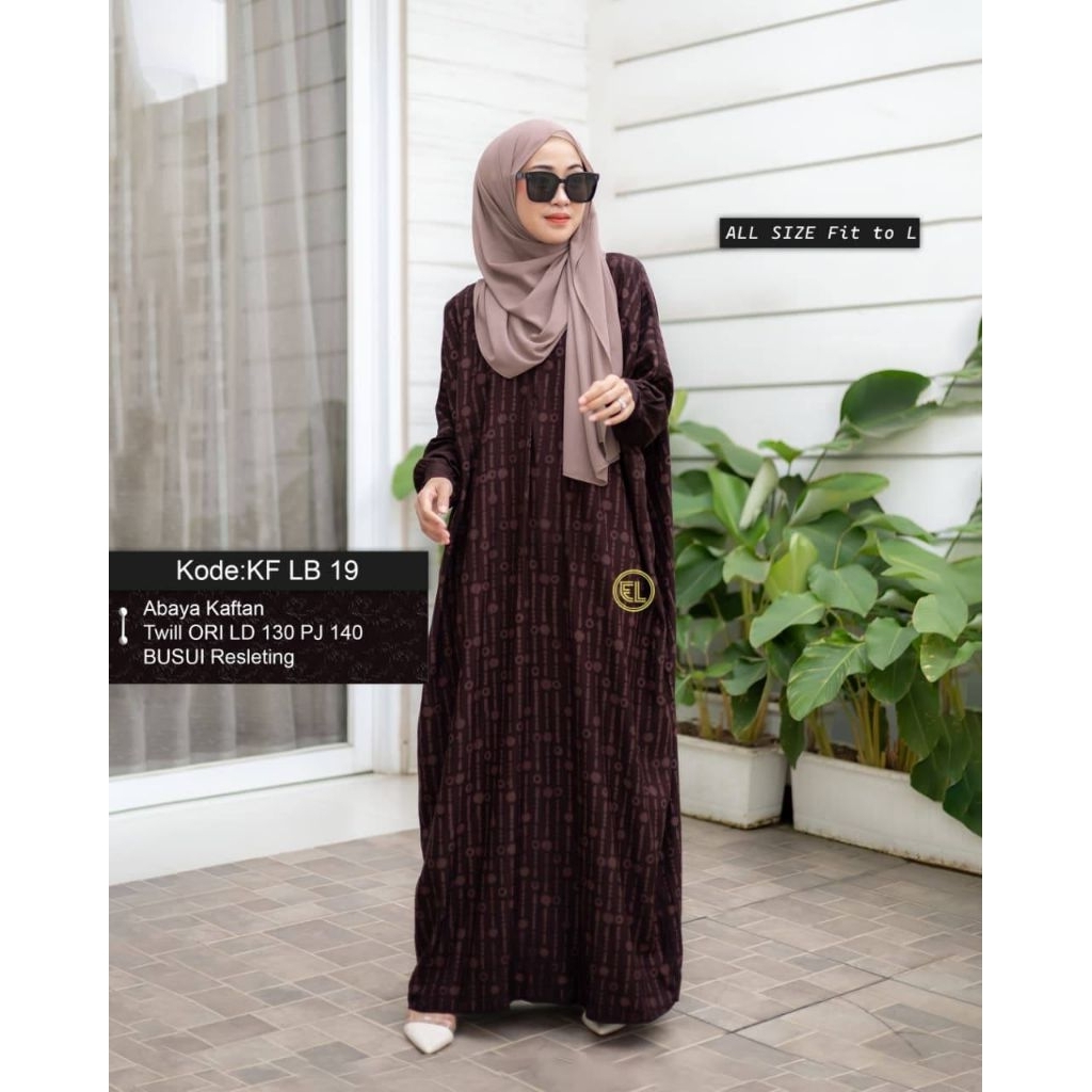 Gamis Kaftan Twill Elzhaf Original