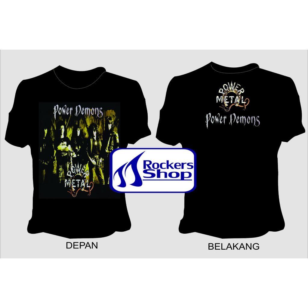 KAOS POWER METAL ALBUM POWER DEMONS SINGLE HITS TIMUR TRAGEDI BIDADARI BARA DADAKU BAND ROCK METAL L