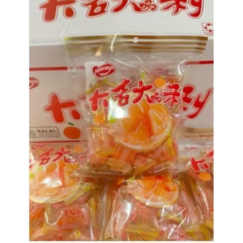 permen jeruk naraya 500 gram