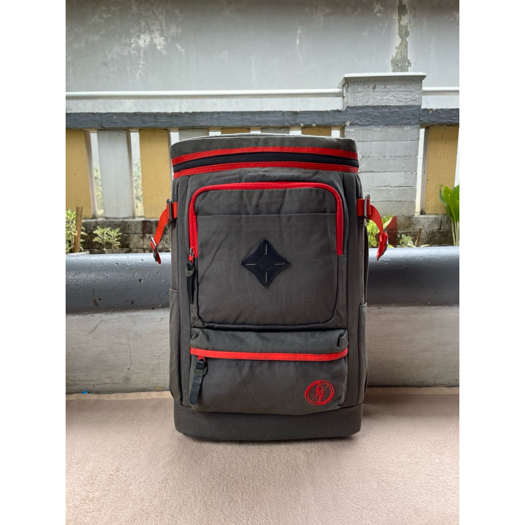 ransel tas BEAN*POLE container tabung pria dan wanita muat leptop untuk sekolah kerja atau travellin