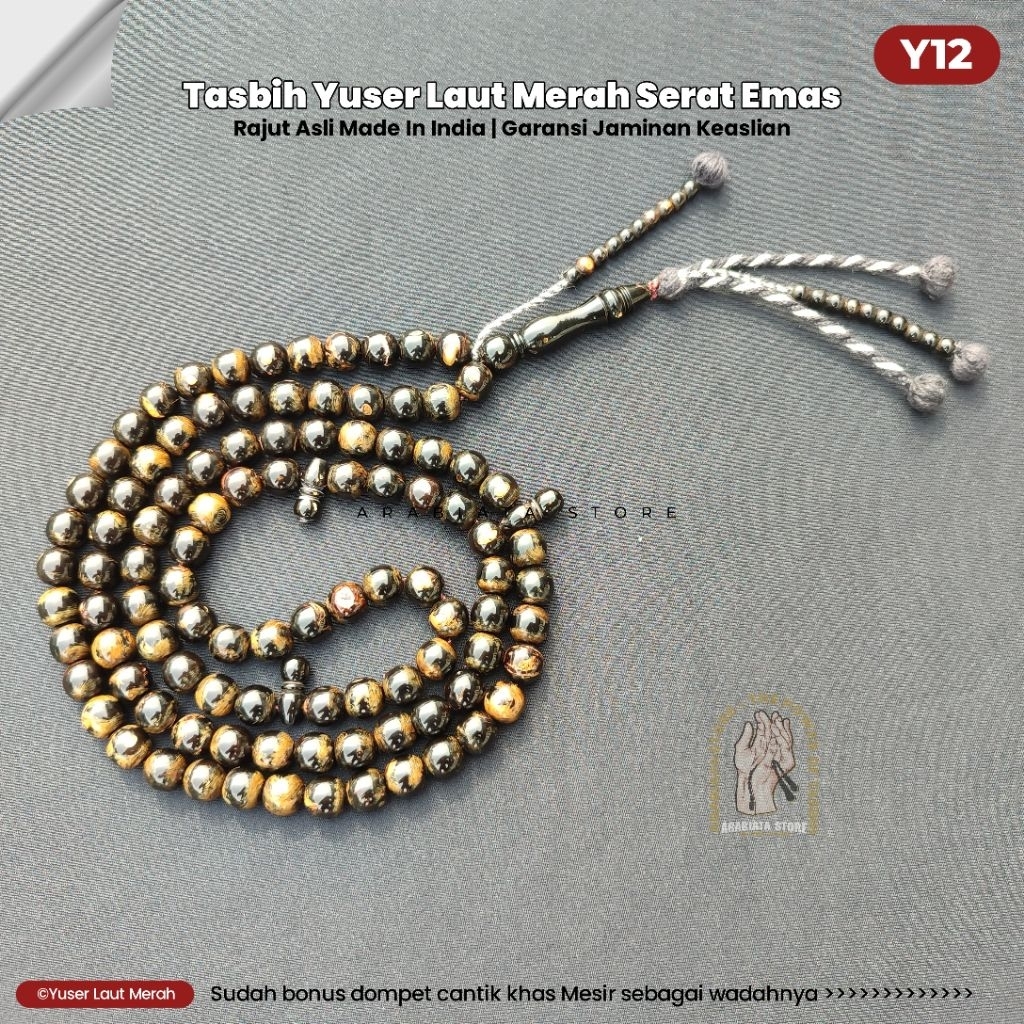 Tasbih Yuser Yusr Laut Merah Mesir Original