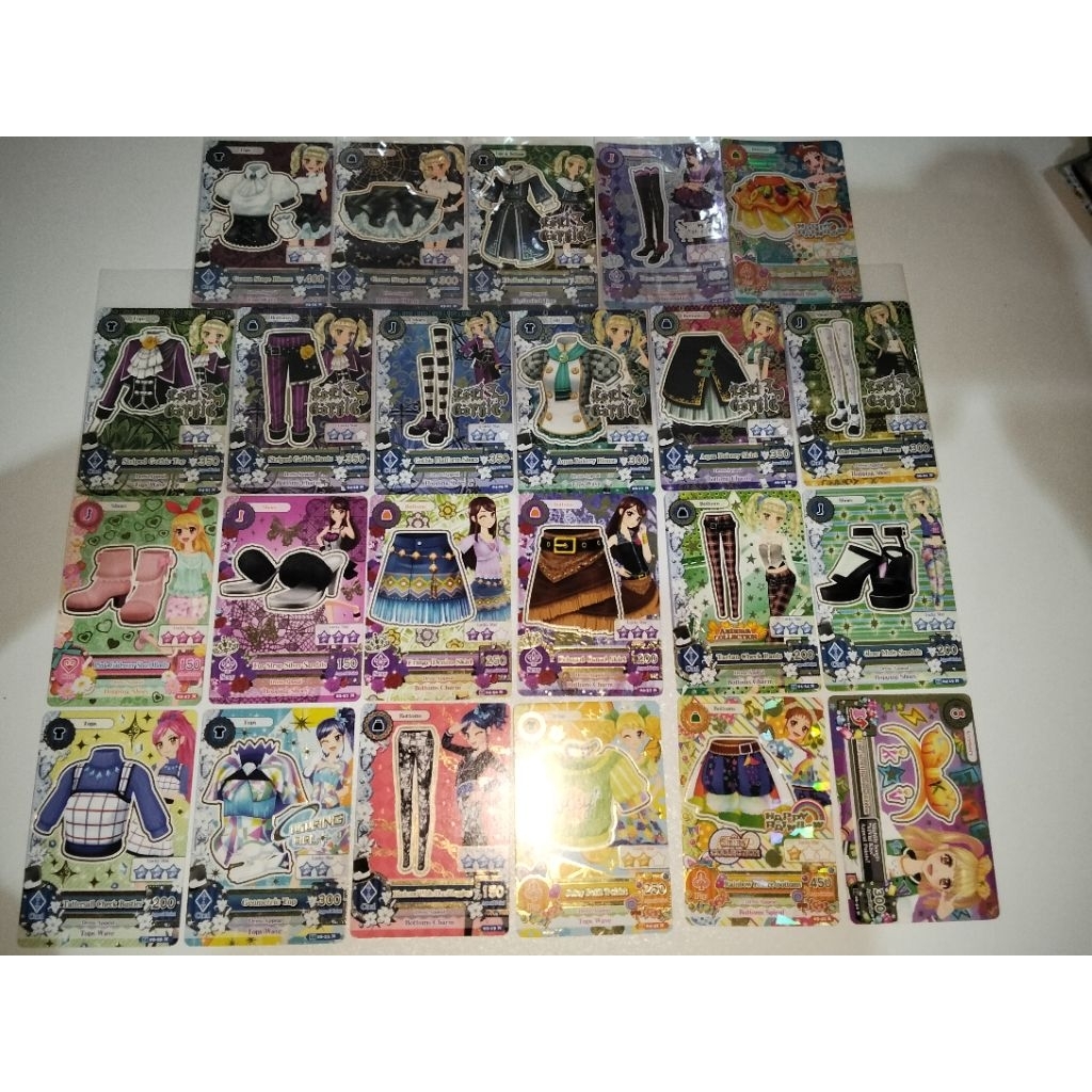 [BACA DESK] BULK AIKATSU CARDS PREMIUM ROSE BONBON TROPICAL FRUIT YURIKA TODO
