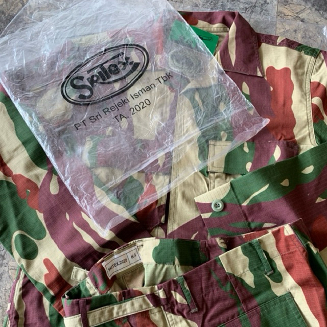 BAJU PDL LORENG SRITEX PDL LORENG PEMBAGIAN PDL ORIGINAL PDL JATAH SRITEX BAHAN HALUS NYAMAN PDL LOR