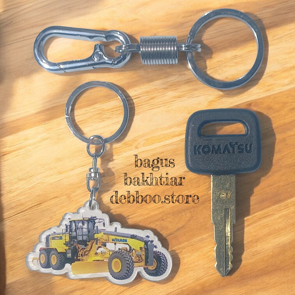 Master Key Komatsu - Kunci Komatsu Set Gantungan Kunci Motor Grader