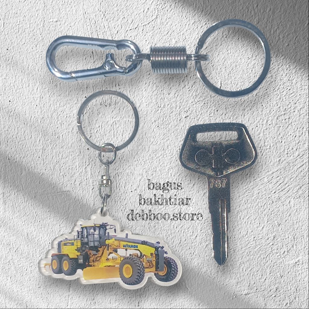 Kunci Komatsu - Master Key Komatsu Set Gantungan Kunci Motor Grader